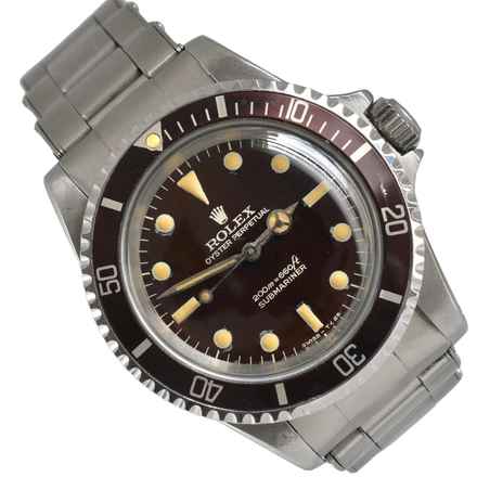  Rolex Submariner (No Date) 5513 Bart Simpson brown dial 1967 Full Set TOP Condition 