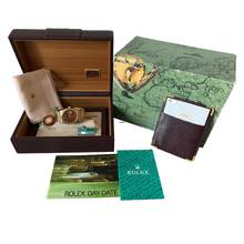 Thumbnail von Rolex Day-Date 36 18038 President Wood dial yellow gold 18KT Full Set