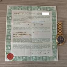 Thumbnail von Rolex Day-Date 36 18038 President Soleil blue dial yellow gold 18KT Full Set