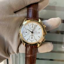 Thumbnail von Omega Speedmaster Reduced 36112000 Reduced yellow gold 18KT Automatic Full Set