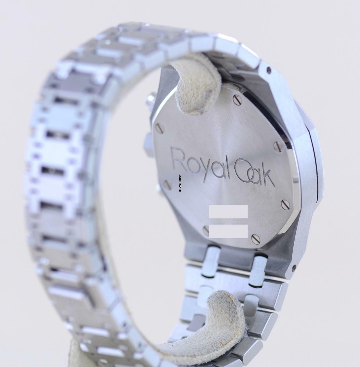 Thumbnail von Audemars Piguet Royal Oak Chronograph Stahl blue Dial Automatik 39mm rar TOP B+P