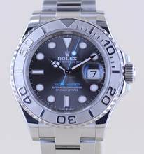 Thumbnail von Rolex Yacht-Master 40 Stahl Platin Herrenuhr 40 mm Rhodium grey 3235