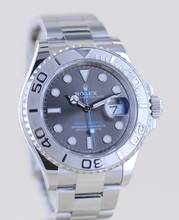 Thumbnail von Rolex Yacht-Master 40 Stahl Platin Herrenuhr 40 mm Rhodium grey 3235
