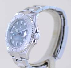 Thumbnail von Rolex Yacht-Master 40 Stahl Platin Herrenuhr 40 mm Rhodium grey 3235