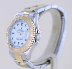 Thumbnail von Rolex Yacht-Master Stahl Gold Medium 35 mm white Dial 2013 Rehaut B+P