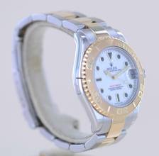 Thumbnail von Rolex Yacht-Master Stahl Gold Medium 35 mm white Dial 2013 Rehaut B+P