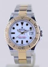 Thumbnail von Rolex Yacht-Master Stahl Gold Medium 35 mm white Dial 2013 Rehaut B+P