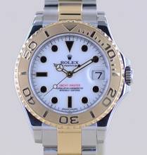 Thumbnail von Rolex Yacht-Master Stahl Gold Medium 35 mm white Dial 2013 Rehaut B+P