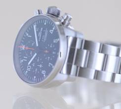 Thumbnail von Fortis Flieger (Submodel) Day Date Chronograph Automatic 7750 black Dial B+P