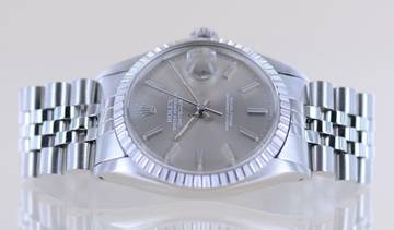 Thumbnail von Rolex Datejust 36 36mm grey Dial Jubilé Plexiglas Automatik