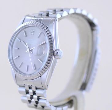  Rolex Datejust 36 36mm grey Dial Jubilé Plexiglas Automatik 