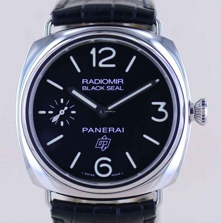  Officine Paneral Radiomir PAM00380 Black Seal Logo 45 mm Hand Wind Black B+P 