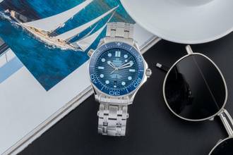 Thumbnail von Omega Seamaster Diver 300 M Stahl Automatik Summer Blue R. 210.30.42.20.03.003 B&P 2025