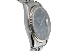 Thumbnail von Rolex Datejust 36 Blue Roman Dial Stahl / Weissgold Ref. 16234 L-Serie Box