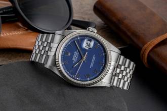 Thumbnail von Rolex Datejust 36 Blue Roman Dial Stahl / Weissgold Ref. 16234 L-Serie Box