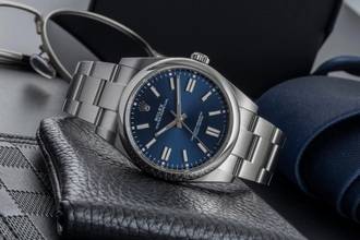 Thumbnail von Rolex Oyster Perpetual 41 Blue Dial Stahl Automatik Herren Ref. 124300 B&P 2021