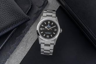 Thumbnail von Rolex Explorer 36 Black Dial Oyster Stahl Automatik Ref. 114270 V-Serie Box