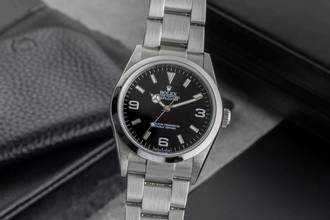 Thumbnail von Rolex Explorer 36 Black Dial Oyster Stahl Automatik Ref. 114270 V-Serie Box