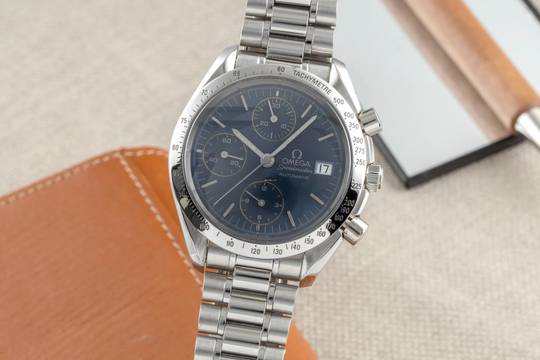  Omega Speedmaster Date Chronograph Stahl Automatik Herrenuhr Ref. 3511.80.00 