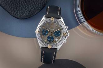 Thumbnail von Breitling Windrider Chronograph Sextant Stahl vergoldet Herrenuhr Ref. B55045