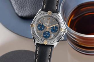 Thumbnail von Breitling Windrider Chronograph Sextant Stahl vergoldet Herrenuhr Ref. B55045