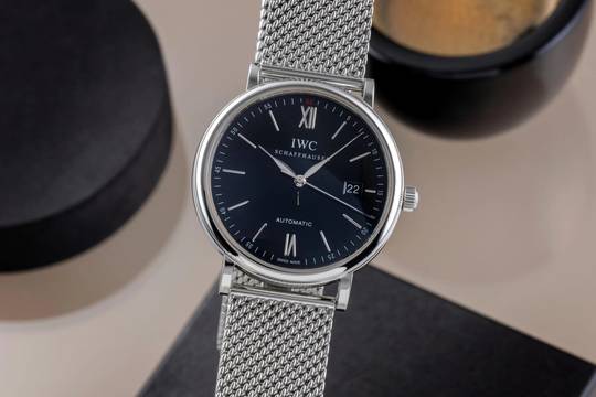  IWC Portofino Automatic Schaffhausen Portofino Automatik Edelstahl Herrenuhr Ref IW356501 