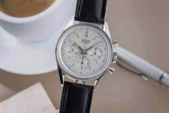  TAG Heuer Carrera 1964 Re-Edition Stahl Handaufzug Ref. CS3110.BC0726 B&P 