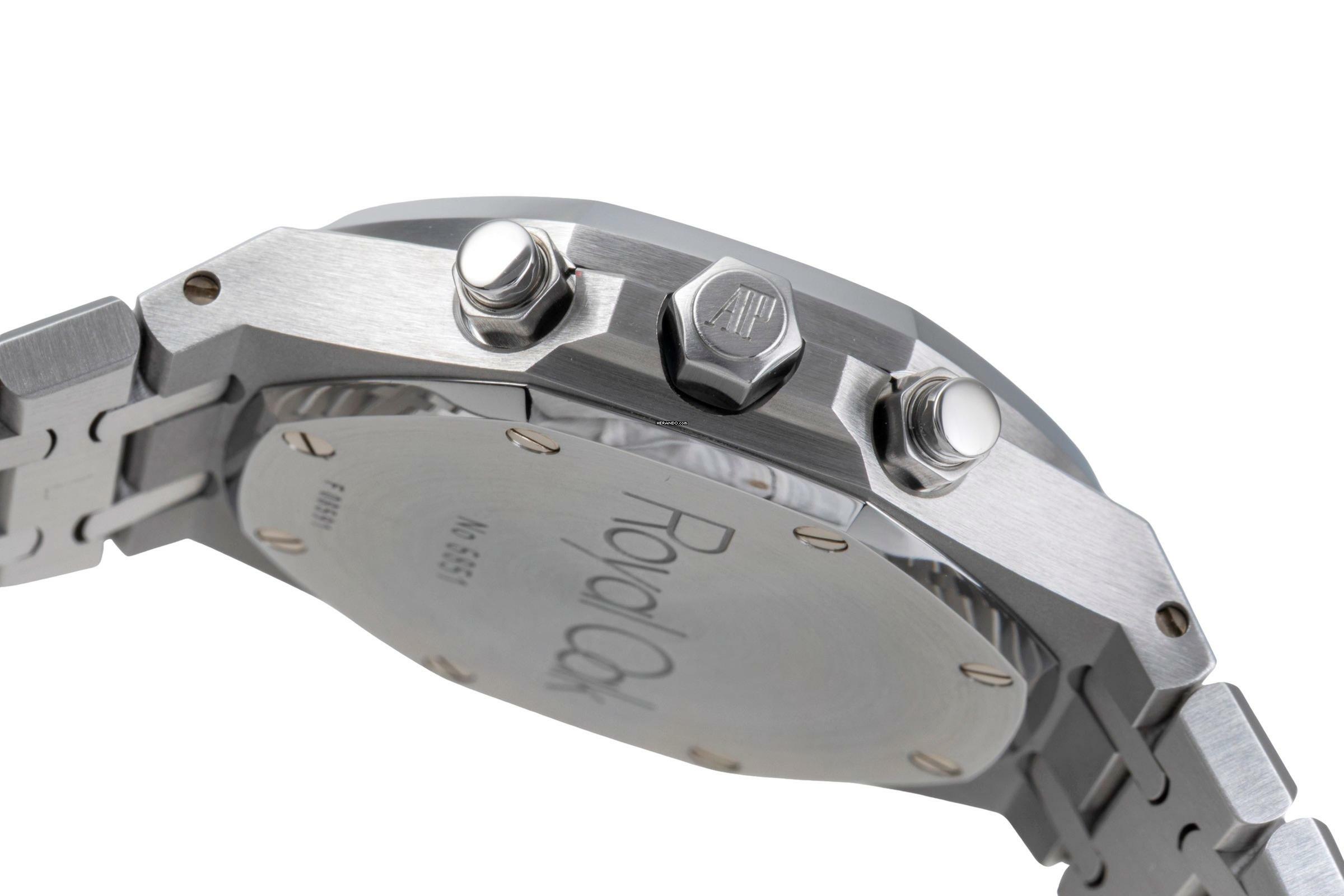 Thumbnail von Audemars Piguet Royal Oak Chronograph Kasparov Chronograph Ref. 25860ST.OO.1110ST.03 B&P