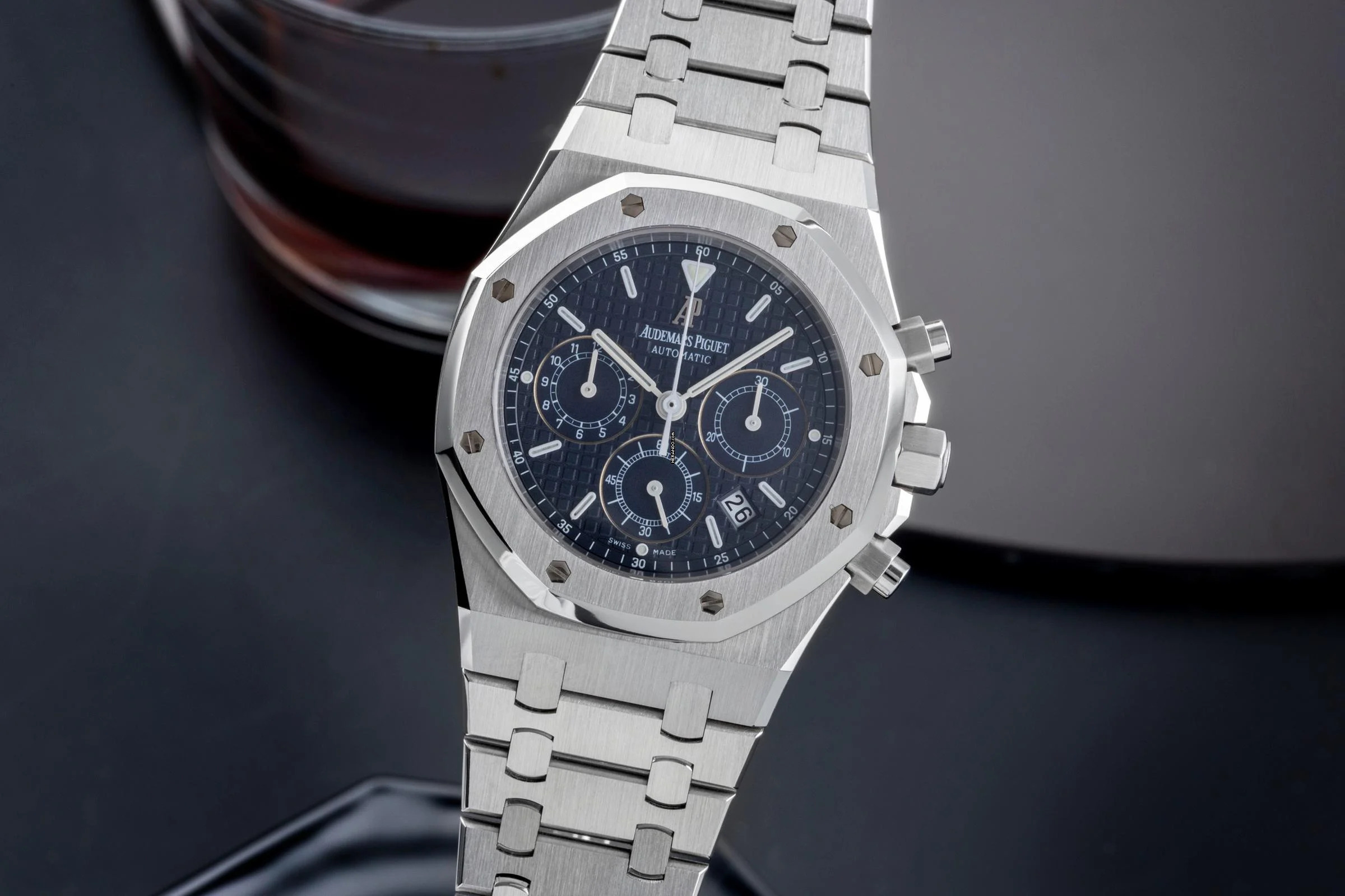 Thumbnail von Audemars Piguet Royal Oak Chronograph Kasparov Chronograph Ref. 25860ST.OO.1110ST.03 B&P
