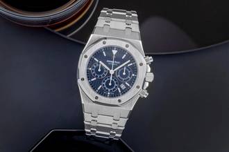 Thumbnail von Audemars Piguet Royal Oak Chronograph Kasparov Chronograph Ref. 25860ST.OO.1110ST.03 B&P