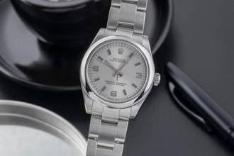 Thumbnail von Rolex Oyster Perpetual 31 Silver Dial Automatik Edelstahl Damenuhr Ref. 177200