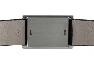 Thumbnail von Cartier Tank Basculante Edelstahl unisex Saphirglas Ref. W1011258 Klassiker B&P