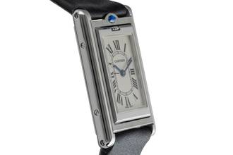 Thumbnail von Cartier Tank Basculante Edelstahl unisex Saphirglas Ref. W1011258 Klassiker B&P