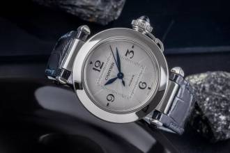 Thumbnail von Cartier Pasha de Cartier Lady Automatik Stahl Damenuhr Ref. WSPA0013