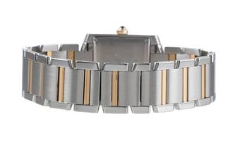 Thumbnail von Cartier Tank Française Stahl / Gold Automatik Medium Size Ref. W51005Q4 B&P