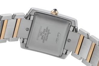 Thumbnail von Cartier Tank Française Stahl / Gold Automatik Medium Size Ref. W51005Q4 B&P