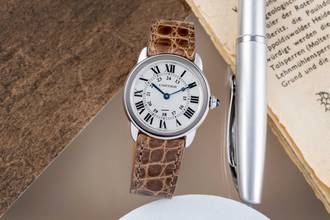 Thumbnail von Cartier Ronde Solo de Cartier Edelstahl Quarz Damenuhr Ref. W6700155 2933