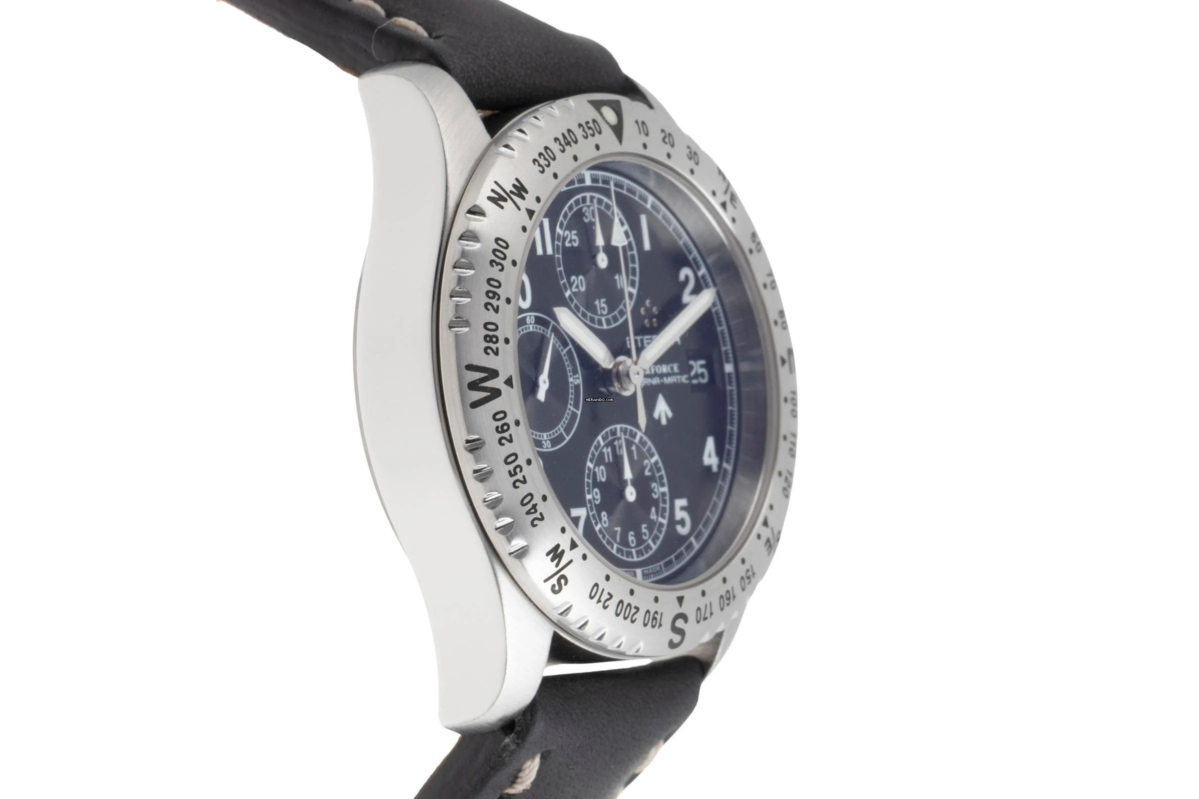 Thumbnail von Eterna Matic Airforce Chronograph Edelstahl Automatik Herrenuhr Ref. 8418.41