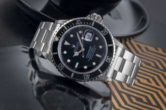 Thumbnail von Rolex Submariner Date 40 Stahl Automatik Herrenuhr Ref. 16610 K-Serie