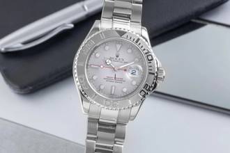 Thumbnail von Rolex Yacht-Master 40 Oyster Stahl Platin Automatik Herren Ref. 16622 Box