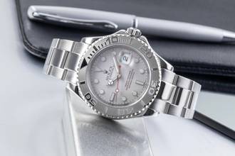 Thumbnail von Rolex Yacht-Master 40 Oyster Stahl Platin Automatik Herren Ref. 16622 Box