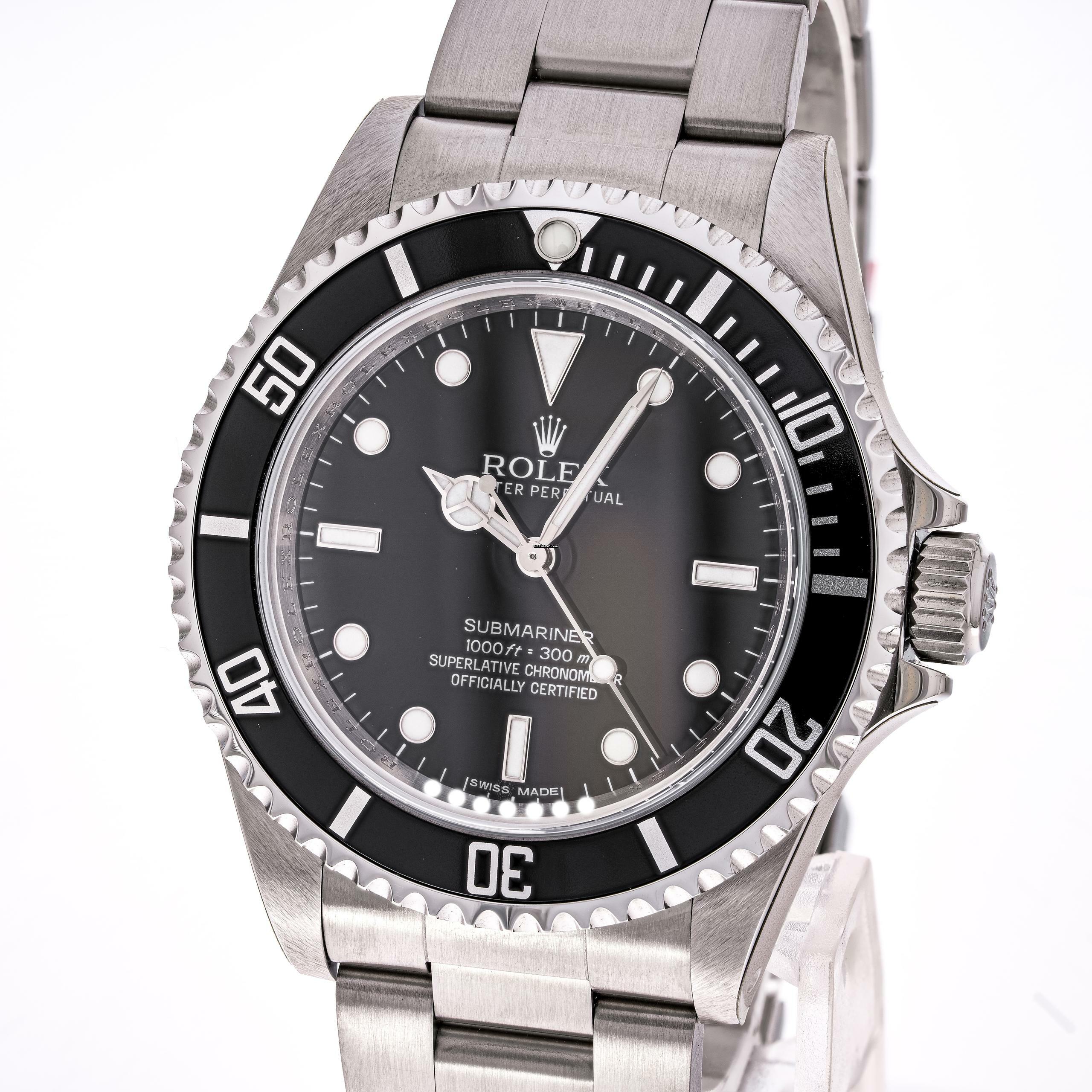 Rolex Submariner (No Date) 40 G-Series Rehaut – NOS – 14060M – NEW & Unworn – 2012 Full Set Lc100