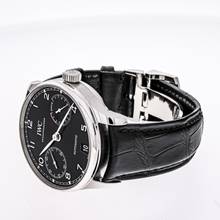 Thumbnail von IWC Portugieser Automatik 7 Days 42 Black – IW500703 – like NEW – 01/2022 Full Set