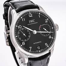 Thumbnail von IWC Portugieser Automatik 7 Days 42 Black – IW500703 – like NEW – 01/2022 Full Set