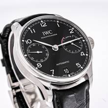 Thumbnail von IWC Portugieser Automatik 7 Days 42 Black – IW500703 – like NEW – 01/2022 Full Set