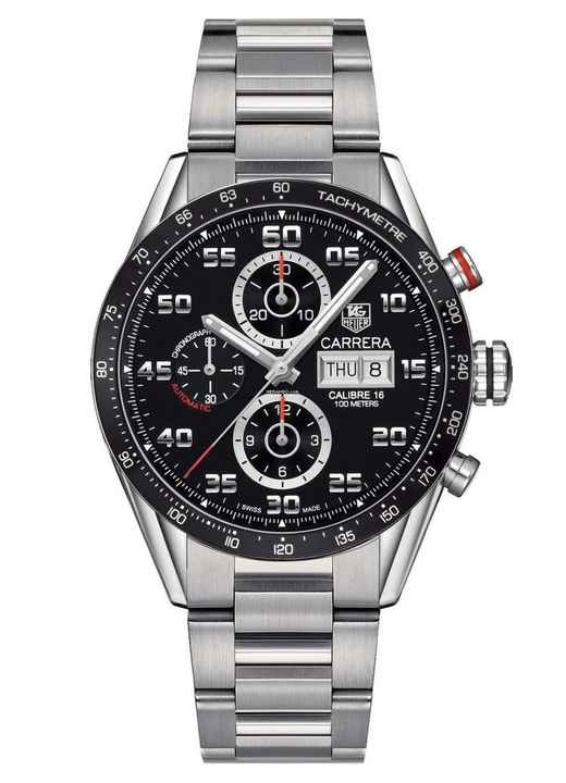  TAG Heuer Carrera Calibre 1887 Black Dial 43MM Like New CAR2A10 