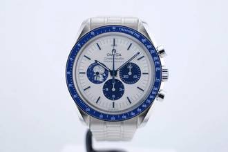 Thumbnail von Omega Speedmaster Professional Moonwatch Silver Snoopy Award - UNWORN - With Additional Leather Strap - With Box And Papers - 310.32.42.50.02.001 2024