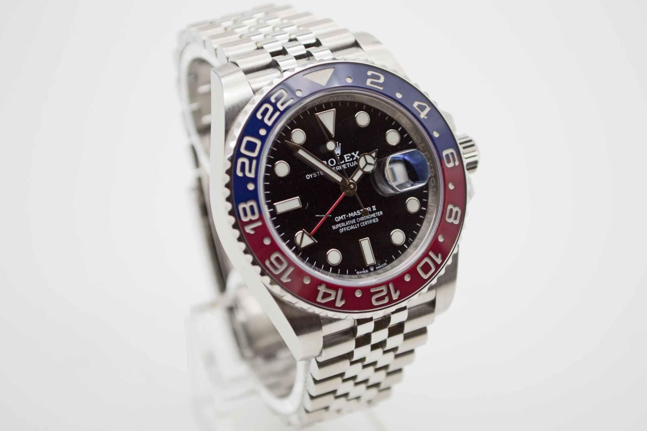 Thumbnail von Rolex GMT-Master II LC100 Fullset mit Wempe Erstkaufrechnung