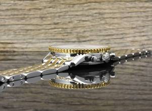 Thumbnail von Breitling Old Navitimer D13022 Blue Dial Stahl Gold very Nice Vintage B&P 1995