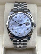 Thumbnail von Rolex Datejust 41 M.O.P Diamond Dial Jubilee Discontinued FULL SET-BOX AND PAPERS LIKE NEW y:2021 first buying receipt